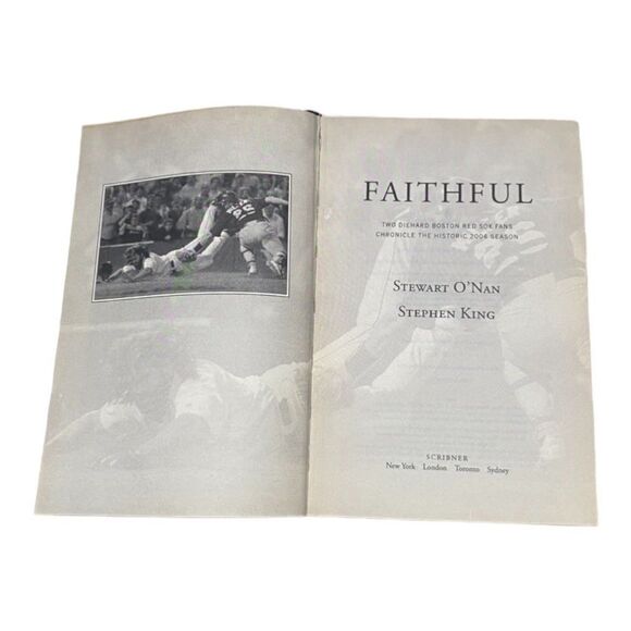 Faithful : Two Diehard Boston Red Sox Fans Chronicle... Hardcover Book - Picture 4 of 5